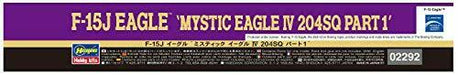 Hasegawa F-15j Eagle 'mystic Eagle Iv 204sq Part1' Plastic Model Kit- Japan Figure Store - #1 Bring To You The Best Japanese Goods