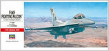 Hasegawa F-16n Top Gun Plastic Model- Japan Figure Store - #1 Bring To You The Best Japanese Goods