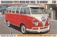 HASEGAWA 1/24 Volkswagen Type 2 Micro Bus 1963 '23-Window' Plastic Model- Japan Figure Store - #1 Bring To You The Best Japanese Goods