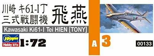 Hasegawa Kawasaki Ki-61 Tei Hien Tony Plastic Model- Japan Figure Store - #1 Bring To You The Best Japanese Goods