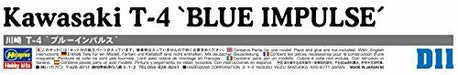 Hasegawa Kawasaki T-4 Blue Impulse 2002 Plastic Model- Japan Figure Store - #1 Bring To You The Best Japanese Goods