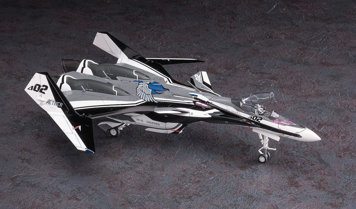 HASEGAWA 65844 Macross Delta The Movie Vf-31F Siegfried Messer / Hayate W/ Lill Draken 1/72 Scale Kit- Japan Figure Store - #1 Bring To You The Best Japanese Goods