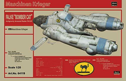 Hasegawa Maschinen Krieger Series Anti-gravity Armored Fighter Pkf.85 Falke Bomb- Japan Figure Store - #1 Bring To You The Best Japanese Goods
