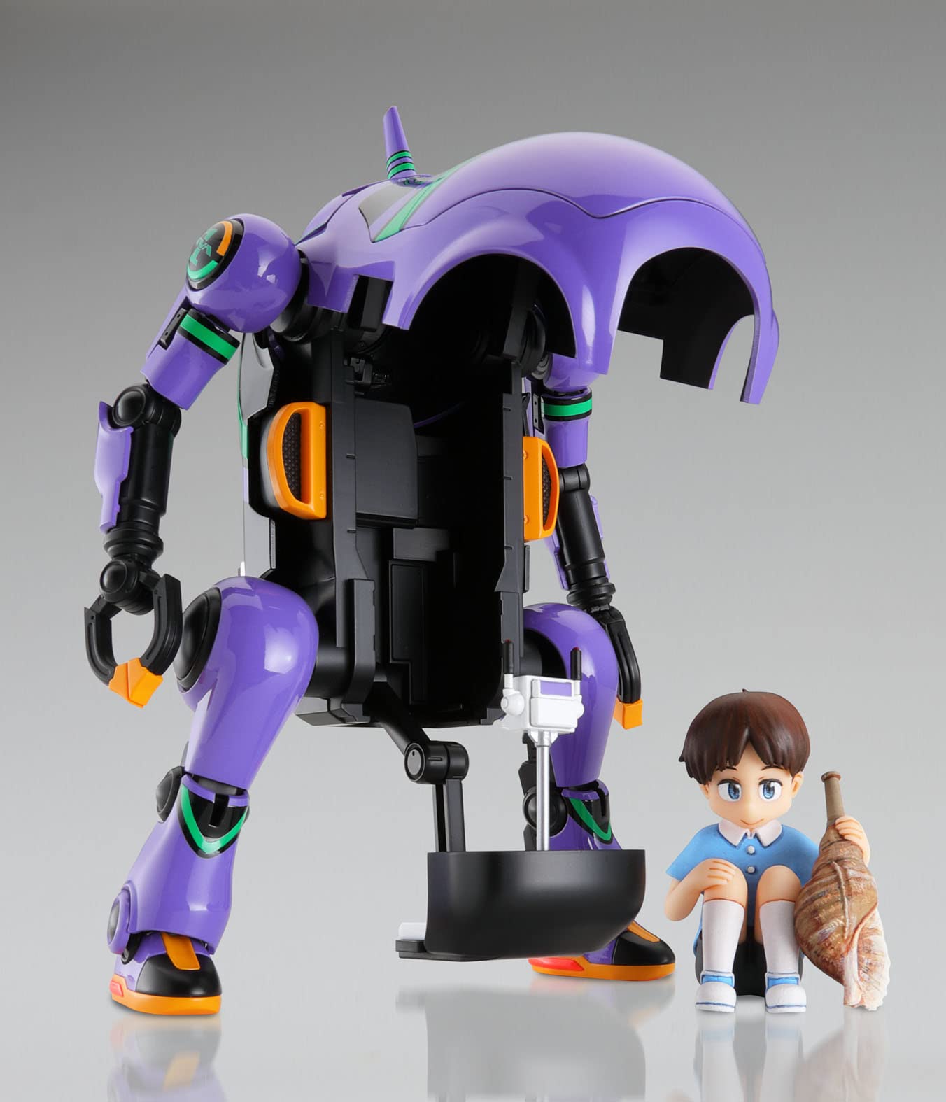 HASEGAWA 1/20 20 Mechatro Wego Evangelion Collaboration Series Vol.5 'Eva Unit-01' W/ Shinji Ikari Plastic Model- Japan Figure Store - #1 Bring To You The Best Japanese Goods