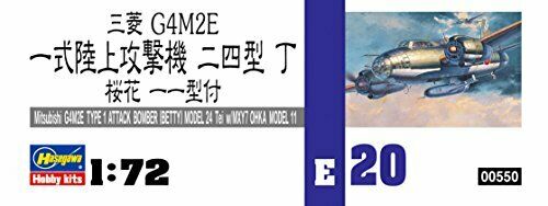 Hasegawa Mitsubishi G4m2e Type 1 Bomber W/ohka 11 Plastic Model- Japan Figure Store - #1 Bring To You The Best Japanese Goods