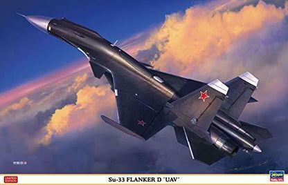 Hasegawa Su-33 Flanker-d 'uav' Plastic Model- Japan Figure Store - #1 Bring To You The Best Japanese Goods