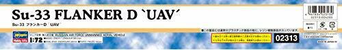 Hasegawa Su-33 Flanker-d 'uav' Plastic Model- Japan Figure Store - #1 Bring To You The Best Japanese Goods