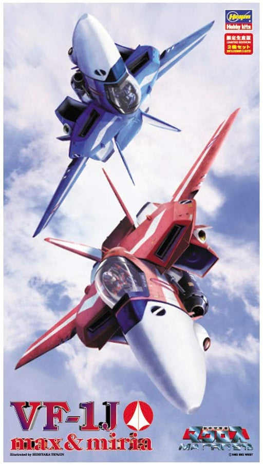 HASEGAWA 65763 Vf-1J Valkyrie Max & Millia Two-In-One Set 1/72 Scale Kit- Japan Figure Store - #1 Bring To You The Best Japanese Goods