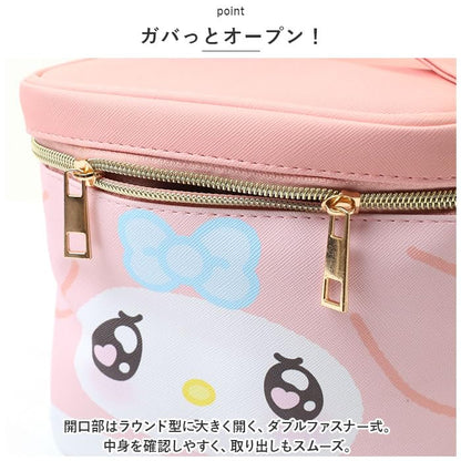 Hatakeyamashoji Japan Makeup Case Vanity Pouch Flyer Pattern Hello Kitty- Japan Figure Store - #1 Bring To You The Best Japanese Goods