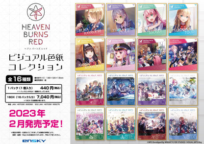 ENSKY Heaven Burns Red Shikishi Art Collection 16Pcs Complete Box- Japan Figure Store - #1 Bring To You The Best Japanese Goods
