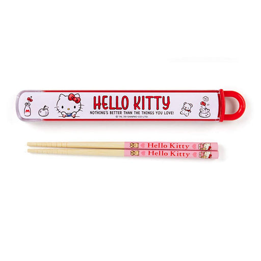 SANRIO Chopsticks With Case Hello Kitty- Japan Figure Store - #1 Bring To You The Best Japanese Goods