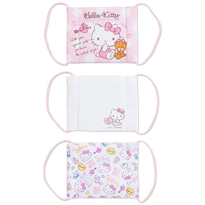 Hello Kitty Gauze Mask For Kids 3 Pcs- Japan Figure Store - #1 Bring To You The Best Japanese Goods