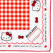 SANRIO Lunch Cloth Hello Kitty Gingham- Japan Figure Store - #1 Bring To You The Best Japanese Goods