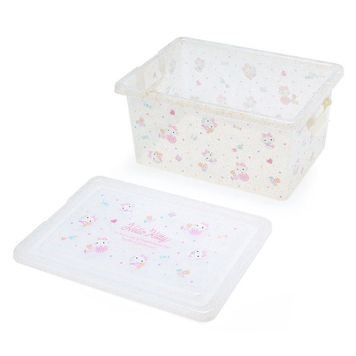 Hello Kitty Storage Case L With Lid- Japan Figure Store - #1 Bring To You The Best Japanese Goods