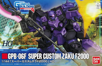 BANDAI Hg Gb 003 Gundam Gpb-06F Super Custom Zaku F2000 1/144 Scale Kit- Japan Figure Store - #1 Bring To You The Best Japanese Goods