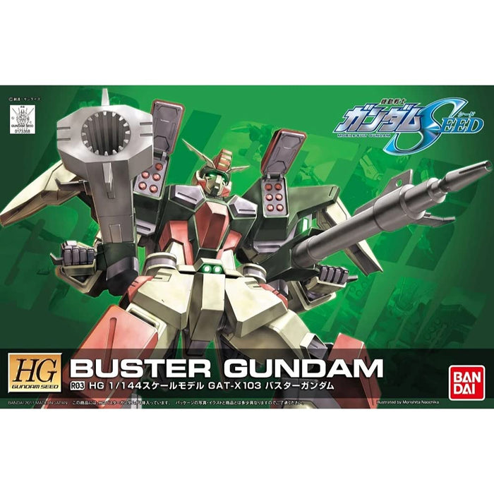 BANDAI R03 Buster Gundam Gat-X103 1/144 Scale Kit Hg Gundam Seed- Japan Figure Store - #1 Bring To You The Best Japanese Goods