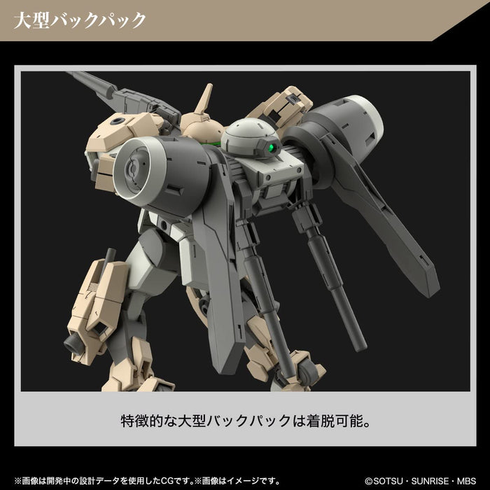 Hg Mobile Suit Gundam Witch Of Mercury Demi Barding 1/144 Scale Color Coded Plastic Model- Japan Figure Store - #1 Bring To You The Best Japanese Goods
