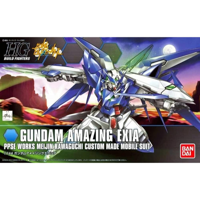 BANDAI Hg Build Fighters 016 Gundam Amazing Exia 1/144 Scale Kit- Japan Figure Store - #1 Bring To You The Best Japanese Goods