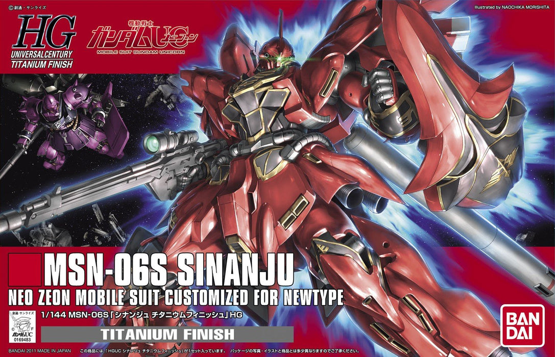 HGUC 1/144 Sinanju Titanium Finish - Bandai Spirits- Japan Figure Store - #1 Bring To You The Best Japanese Goods