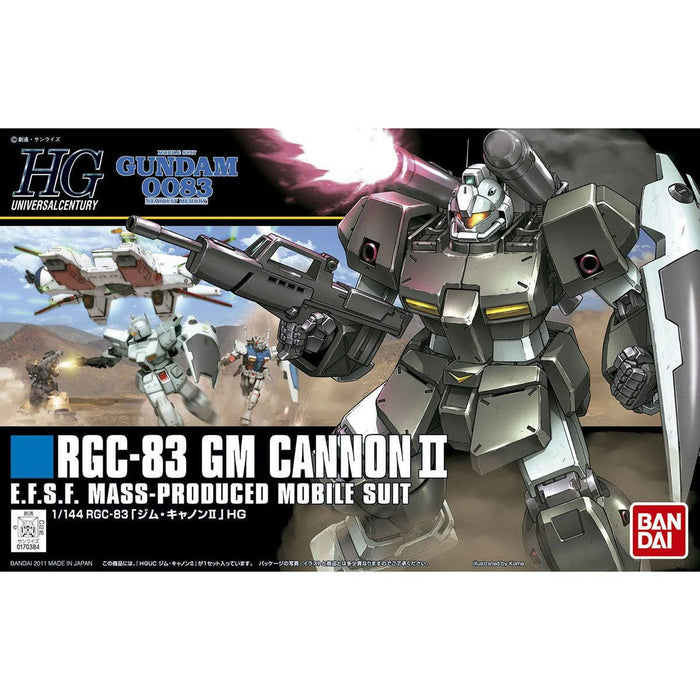 BANDAI Hguc 125 Gundam Rgc-83 Gm Cannon Ii 1/144 Scale Kit- Japan Figure Store - #1 Bring To You The Best Japanese Goods