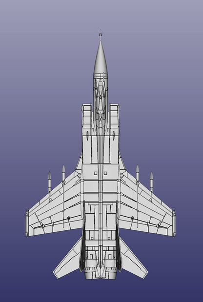 Hma 1/144 Japan Mig-31 Foxhound Plastic Model Kit- Japan Figure Store - #1 Bring To You The Best Japanese Goods