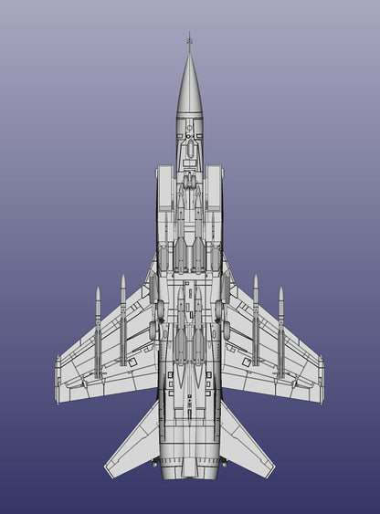 Hma 1/144 Japan Mig-31 Foxhound Plastic Model Kit- Japan Figure Store - #1 Bring To You The Best Japanese Goods