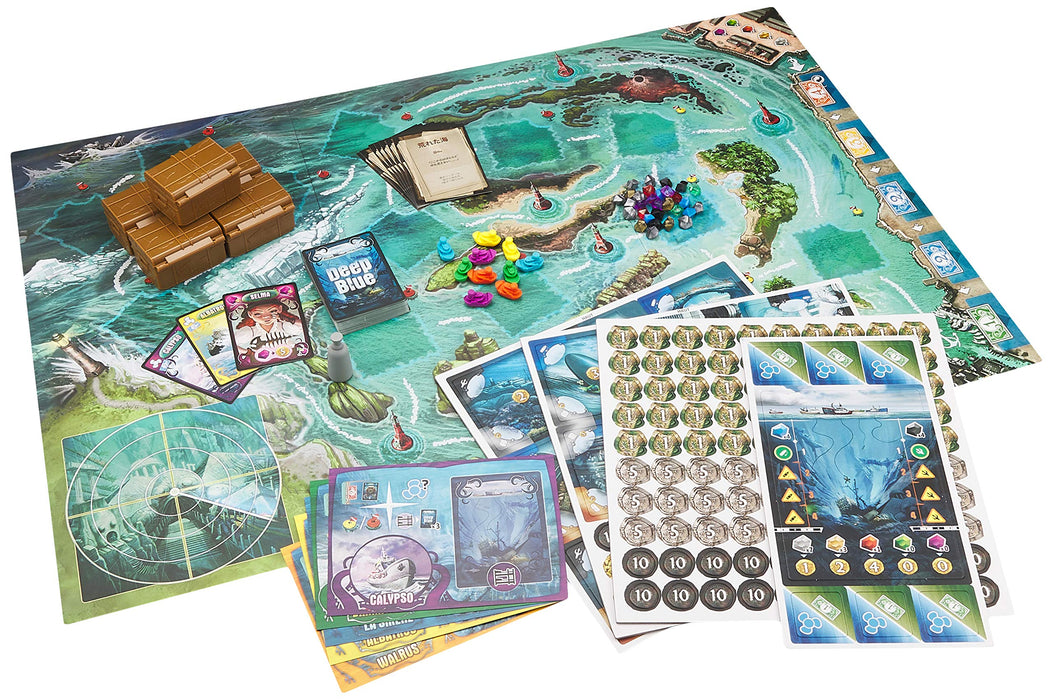 Hobby Japan Deep Blue: 2-5 Players 45 min 8+ Board Game- Japan Figure Store - #1 Bring To You The Best Japanese Goods