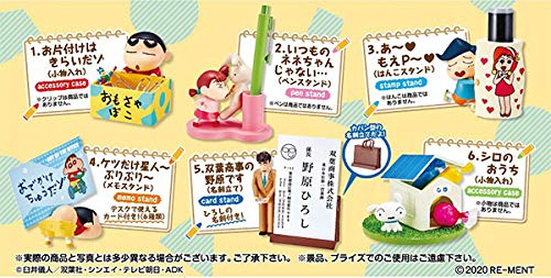 RE-MENT - Crayon Shin-Chan: I'Ll Help At Your Desk - 6 Pcs Box- Japan Figure Store - #1 Bring To You The Best Japanese Goods
