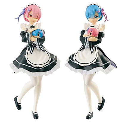 Generic Product Japan Ichiban Kuji Re:Zero Happy Birthday Rem & Ram Figures Prize A- Japan Figure Store - #1 Bring To You The Best Japanese Goods