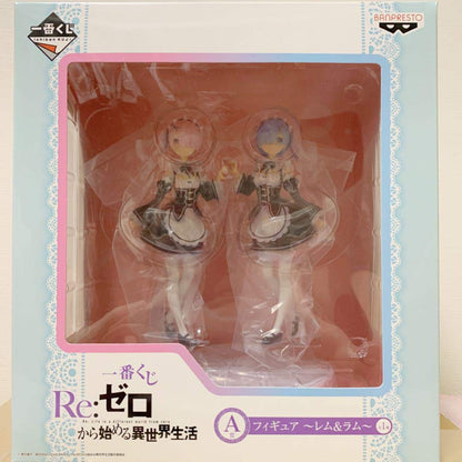 Banpresto Japan Ichiban Kuji Re:Zero Prize Figure Rem & Ram- Japan Figure Store - #1 Bring To You The Best Japanese Goods