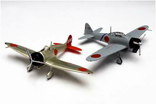 Ijn Type96 Carrier Fighter & Zero Fighter Type21set Of 2 Plastic Model- Japan Figure Store - #1 Bring To You The Best Japanese Goods