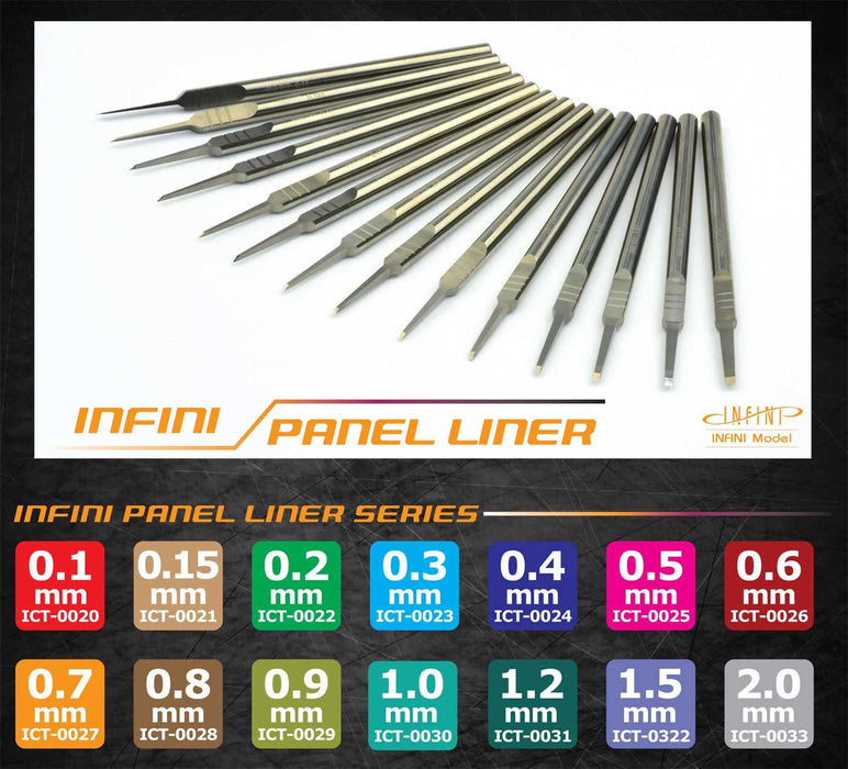 Infini Model Panel Liner 0.3Mm Plastic Model Tool Ict0023- Japan Figure Store - #1 Bring To You The Best Japanese Goods