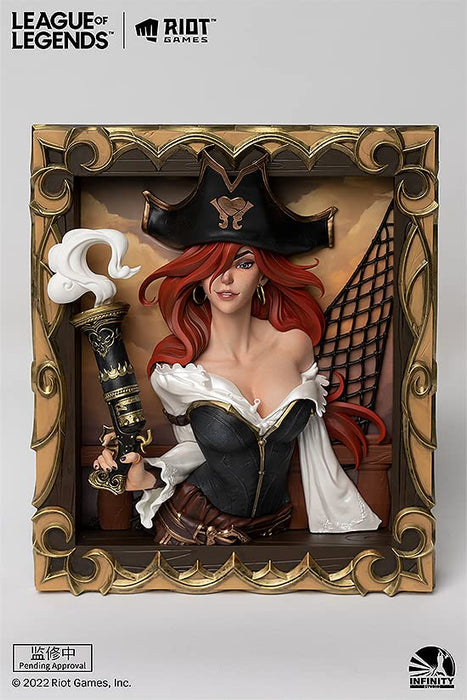 Infinity Studio X League Of Legends The Bounty Hunter Miss Fortune 3D Frame- Japan Figure Store - #1 Bring To You The Best Japanese Goods