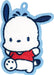J'S Planning Charm Sanrio Pochacco White Fluffy Embroidered Patch Bag Charm Japan 9X6.5X1Cm Wcm006- Japan Figure Store - #1 Bring To You The Best Japanese Goods