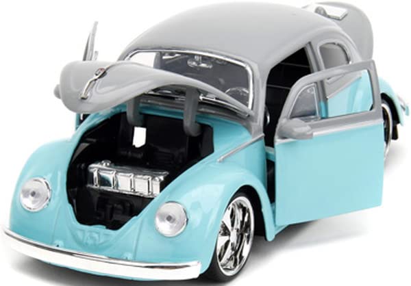 Kyosho 1/24 1959 VW Beetle Light Blue/Gray- Japan Figure Store - #1 Bring To You The Best Japanese Goods
