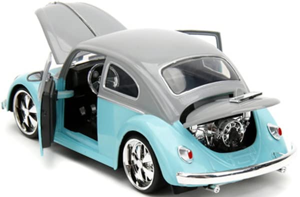 Kyosho 1/24 1959 VW Beetle Light Blue/Gray- Japan Figure Store - #1 Bring To You The Best Japanese Goods