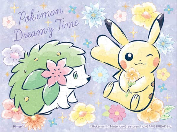 POKEMON CENTER ORIGINAL Mini Jigsaw Puzzle Dreamy Time Pikachu & Shaymin- Japan Figure Store - #1 Bring To You The Best Japanese Goods