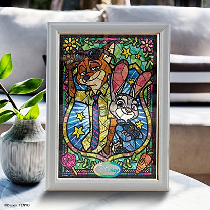 TENYO Dsg266-973 Jigsaw Puzzle Disney Zootropolis Judy & Nick Stained Art 266 S-Pieces- Japan Figure Store - #1 Bring To You The Best Japanese Goods