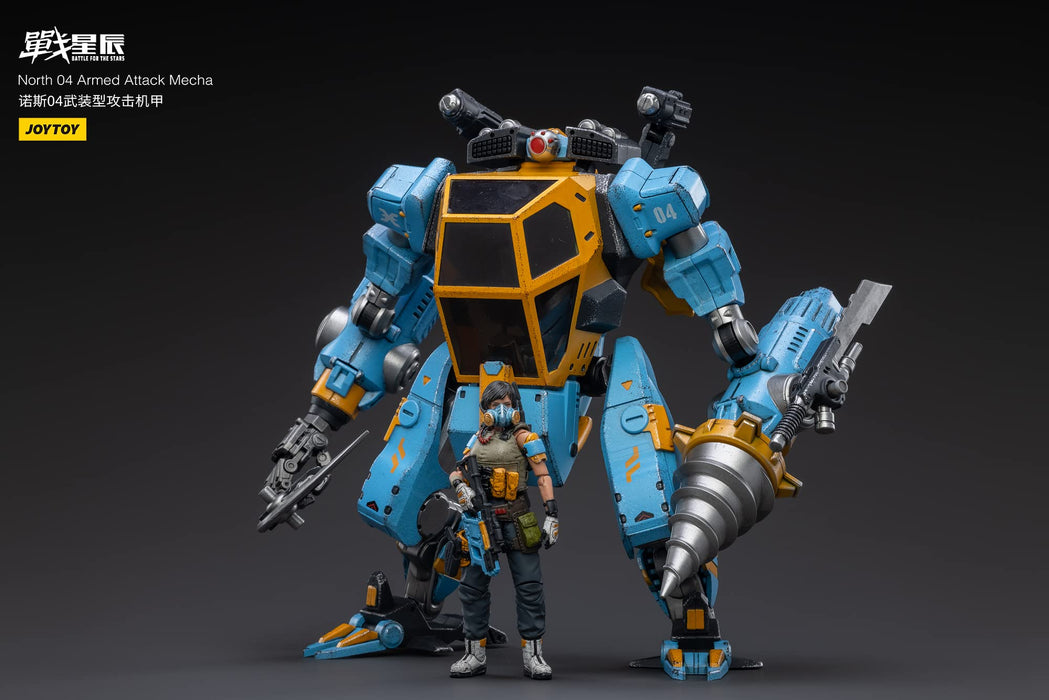 Joytoy Senseishin North 04 Armed Attack Mecha 1/18 Scale Pvc Abs Painted Action Figure- Japan Figure Store - #1 Bring To You The Best Japanese Goods