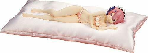 Kadokawa Re:zero Ram 'sleep Sharing' Pink Lingerie Ver. 1/7 Scale Figure- Japan Figure Store - #1 Bring To You The Best Japanese Goods
