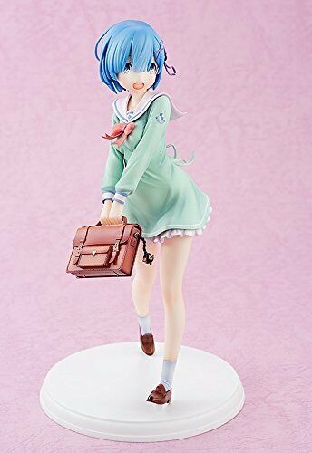 Kadokawa Re:zero Rem: High School Uniform Ver. 1/7 Scale Figure- Japan Figure Store - #1 Bring To You The Best Japanese Goods