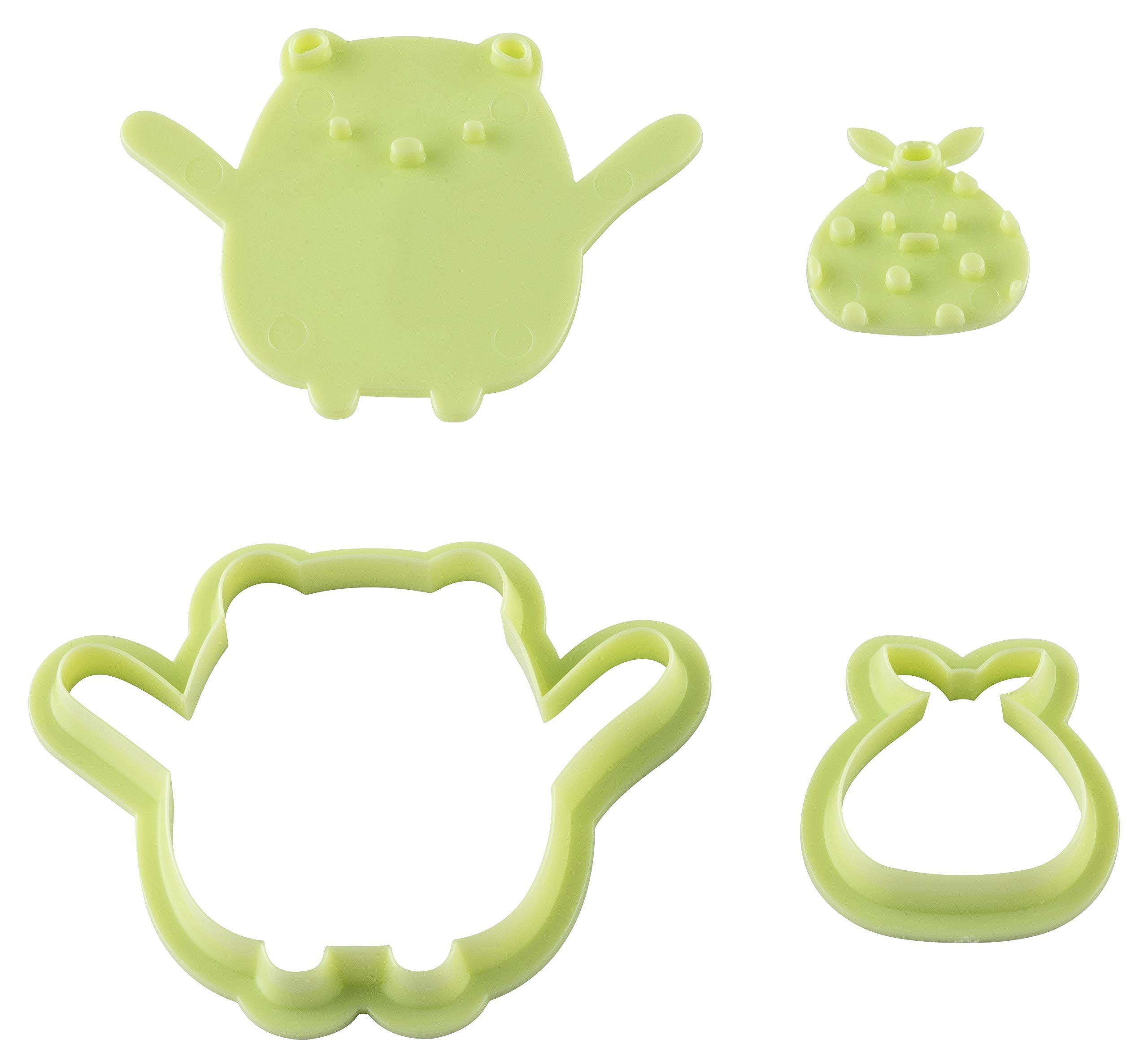 Kai Corporation Facial Expression Cookie Cutter Set Sumikko Gurashi Shirokuma Made In Japan - Dn0501- Japan Figure Store - #1 Bring To You The Best Japanese Goods