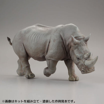 Kaiyodo Art Plastic Art Pla Keeper White Rhinoceros Set Unpainted Unassembled Model Kit Japan Ap006- Japan Figure Store - #1 Bring To You The Best Japanese Goods