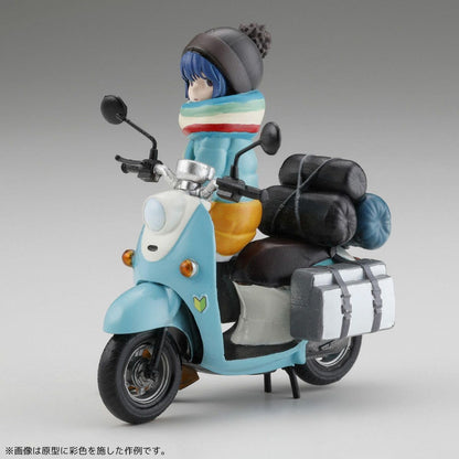Kaiyodo Yuru Camp△ Rin Shima Bike 1/24 Model Kit- Japan Figure Store - #1 Bring To You The Best Japanese Goods