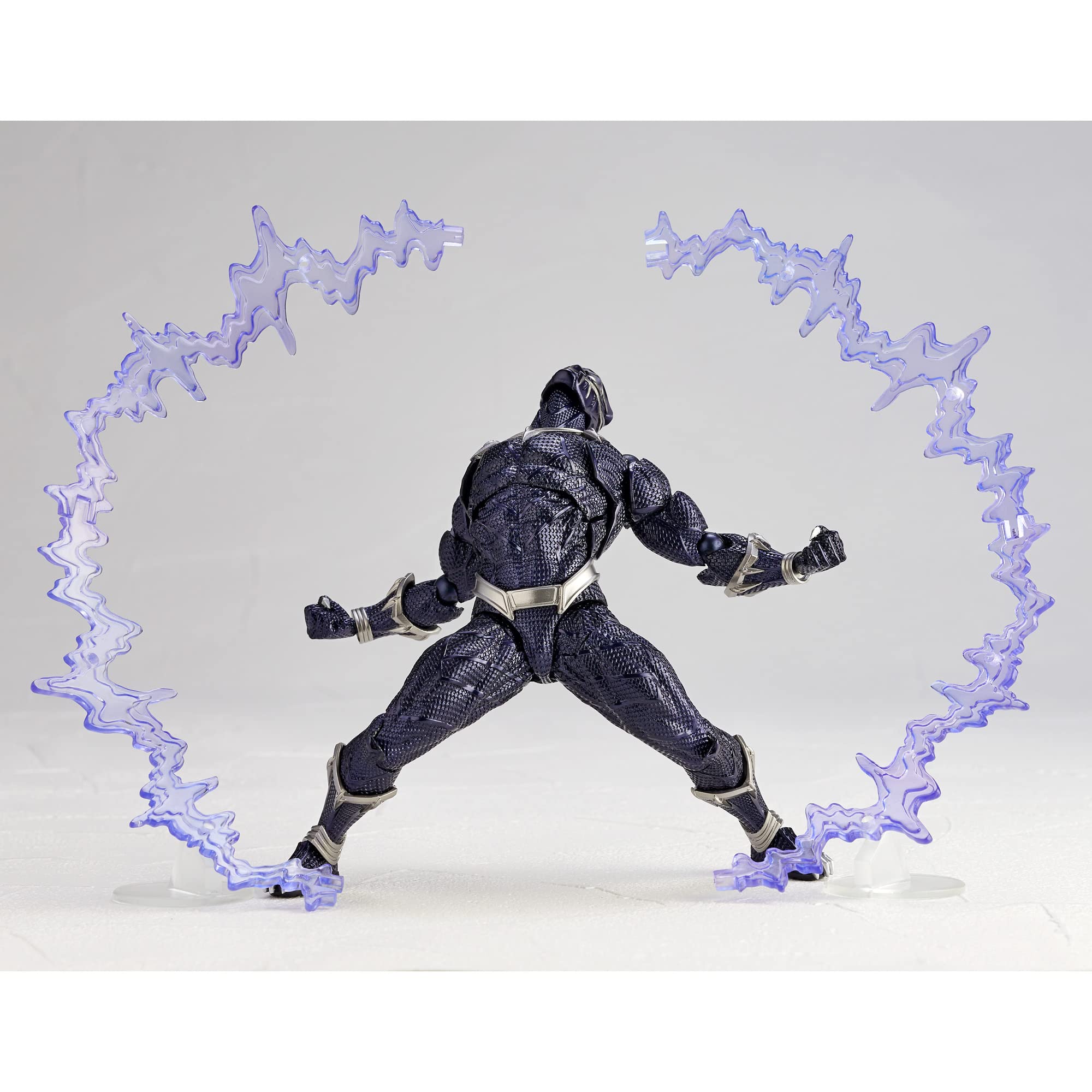 Kaiyodo Amazing Yamaguchi No.030 Black Panther Revoltech Figure - Japanese Action Model- Japan Figure Store - #1 Bring To You The Best Japanese Goods