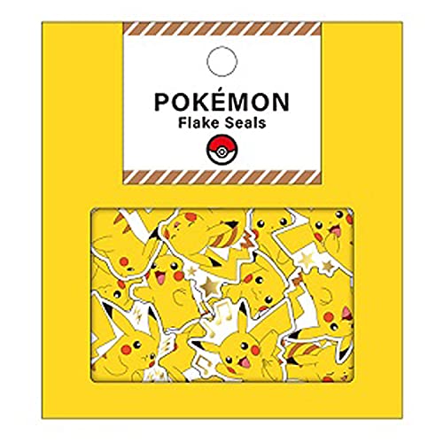 Pokemon Center Original Pokemon Flake Sticker Pikachu- Japan Figure Store - #1 Bring To You The Best Japanese Goods