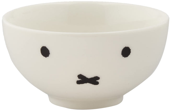 Kaneshotouki Miffy Face Up Tea Bowl 10.5cm White Rice Bowl- Japan Figure Store - #1 Bring To You The Best Japanese Goods