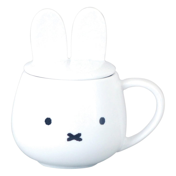 Kaneshotouki Miffy Mug w/Ear Lid 270ml 200101- Japan Figure Store - #1 Bring To You The Best Japanese Goods