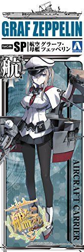 Kanmusu Kancolle Aircraft Carrier Graf Zeppelin 1/720 Plastic Model Kit- Japan Figure Store - #1 Bring To You The Best Japanese Goods