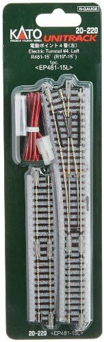 Kato Kato N #4 Remote Left-hand Turnout Japan 20-220- Japan Figure Store - #1 Bring To You The Best Japanese Goods